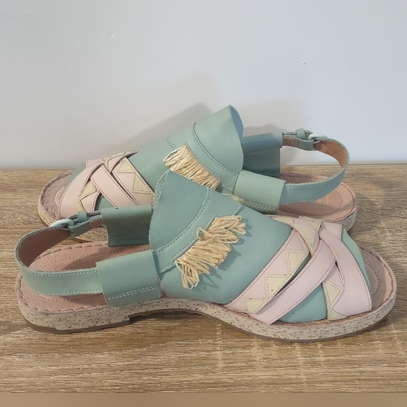 Camper Twins Leather Sandals 41 - Picture 7 of 9